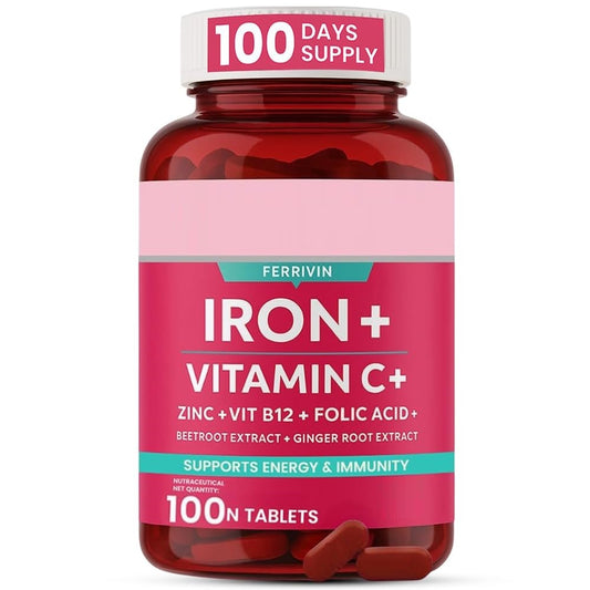 Iron+ Daily Energy Support (100 Tablets)