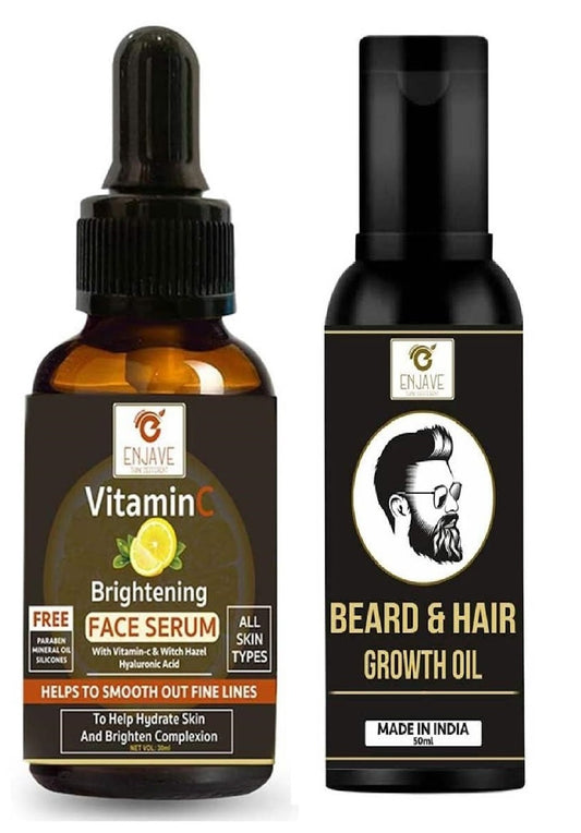 Beard Growth oil & Vitamin E face serum