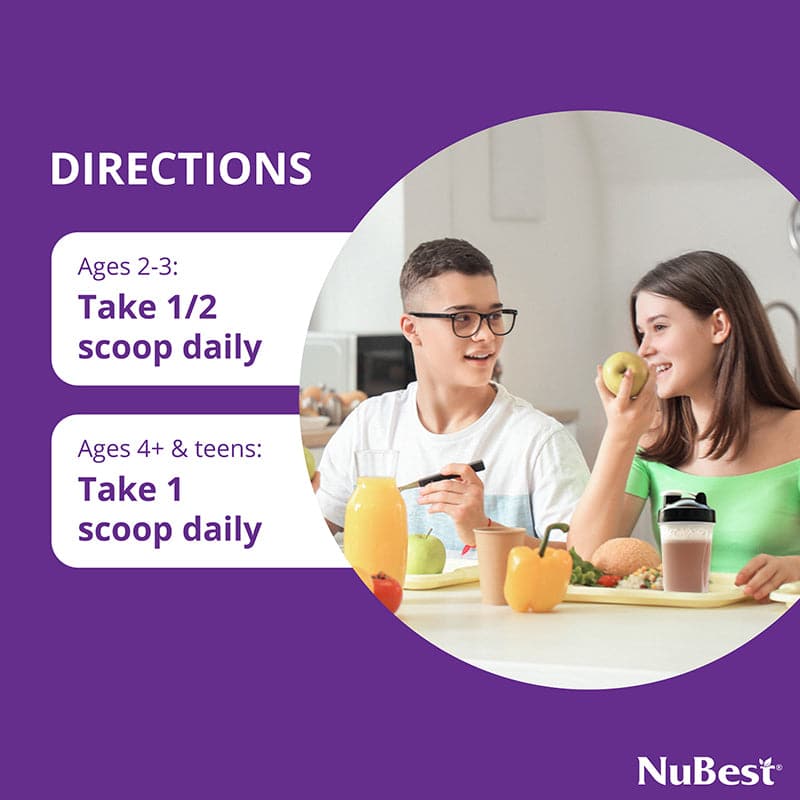 NuBest Tall Protein Chocolate Shake for Kids Ages 3+
