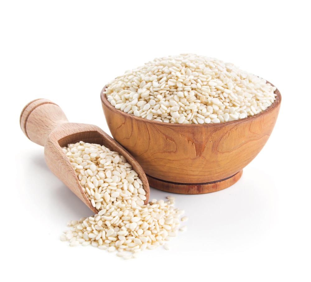 White Sesame Seeds Raw Unhulled - Calcium